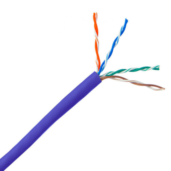 CAT5E Data Network LAN Ethernet Cable UTP LSF Violet 305M Box