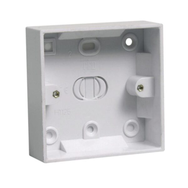 1G 25mm Pattress Box Single