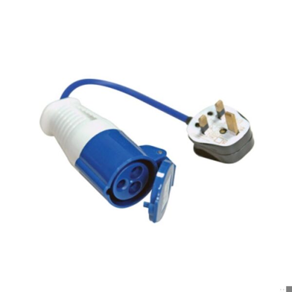 Fly Lead Convert 13A to 16A Coupler IP44